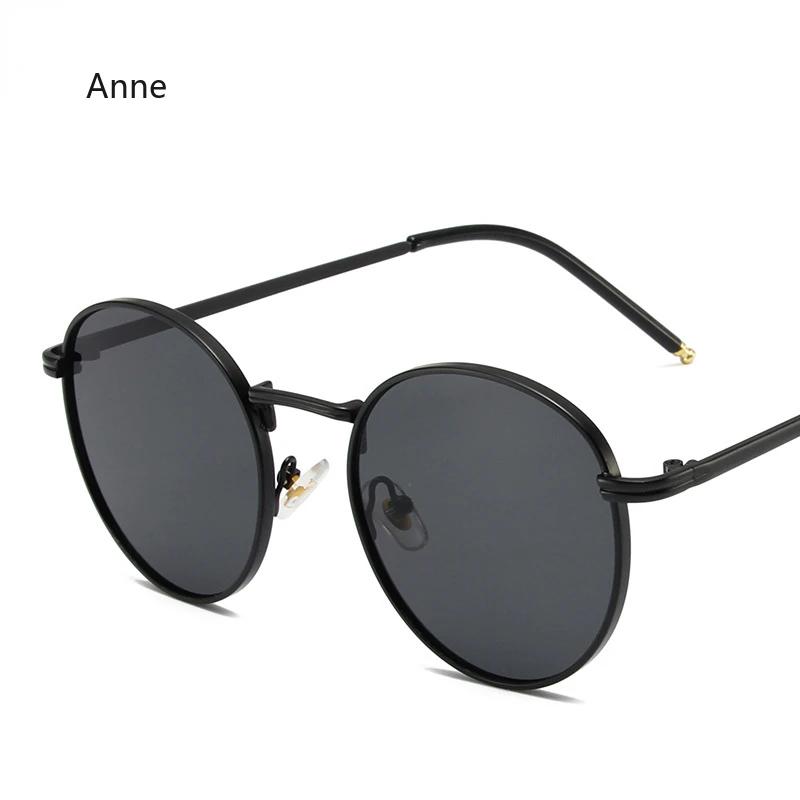 Round Shape Sunglasses Women Vintage Retro Style Alloy Matal Sunglasses Man Korean New Fashion Sun Glasses Women