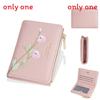 Ladies Wallet With Stitching Embroidery Pu Fabric Multiple Card Slots And Antitheft Design