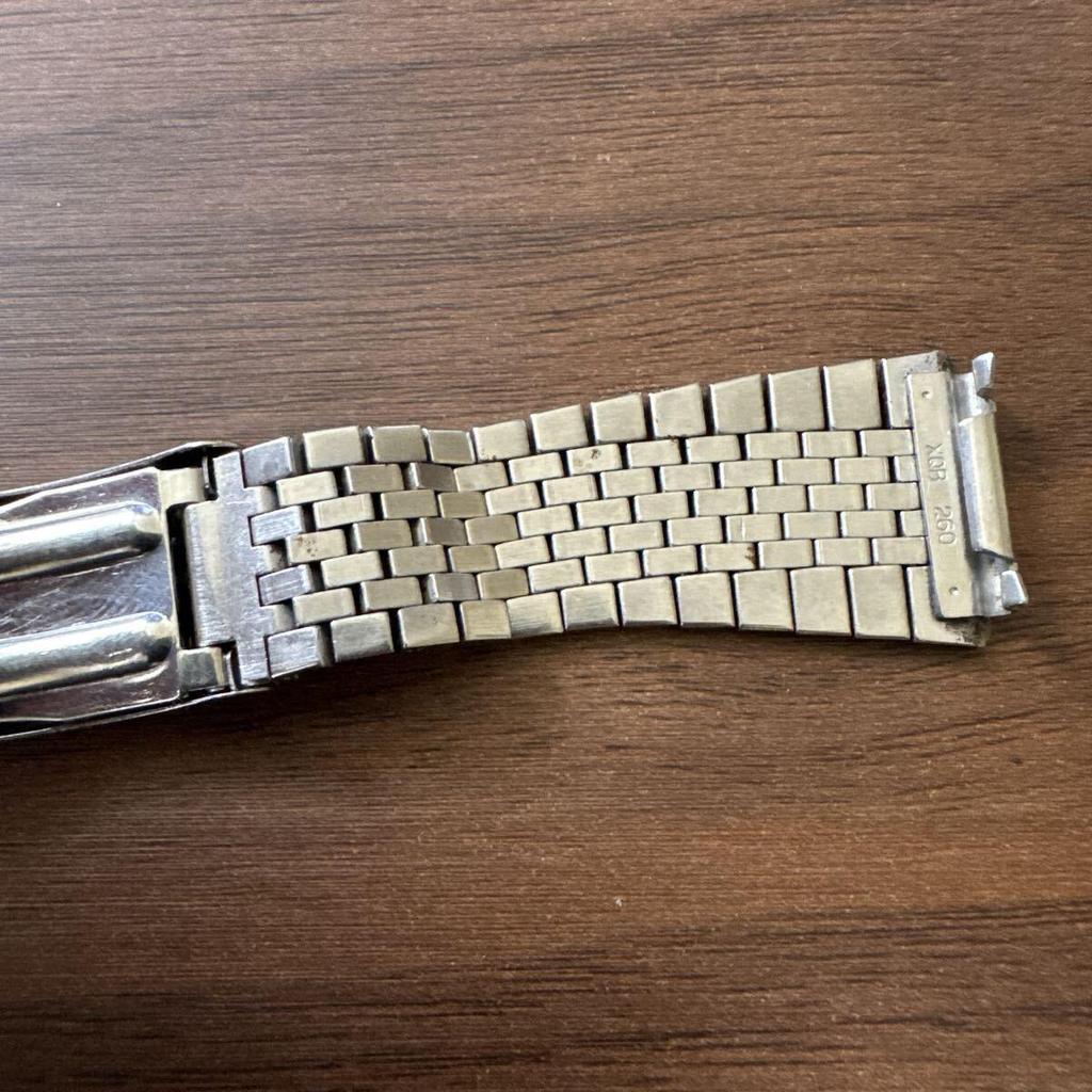 Used SEIKO Seiko King Quartz KQ Silver Watch Belt Vintage Genuine
