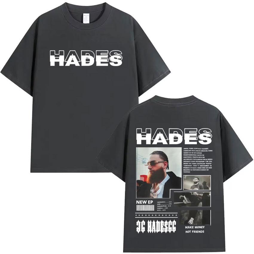 Hades66 New Album Hip Hop Rapper TShirts Y2K High Quality 2025 Cotton Pop Tee Shirt Mens Short Sleeve Casual Clothes Streetwear