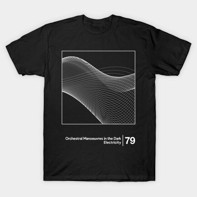 

OMD Electricity Minimal Style Graphic Artwork Design TShirt Short Sleeve Al Unisex T-Shirt XXL