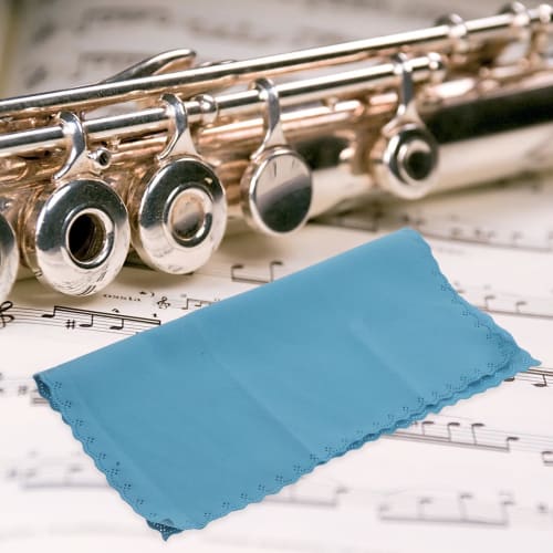 SEWACC Cleaning Kit, Guitar Set, Microfiber Cleaning Cloth, Flute Cleaning Cloth, Flute Care Products, Wind Instrument Care Set