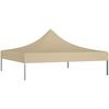 Toit de Tente - VIDAXL - 2x2 m - Oxford Résistant aux UV - Beige - Pliable