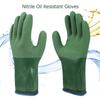 Full Palm Nitrile Gloves Thickened Chemical Proof Gloves Reusable Oil Resistant Gloves  Industrial