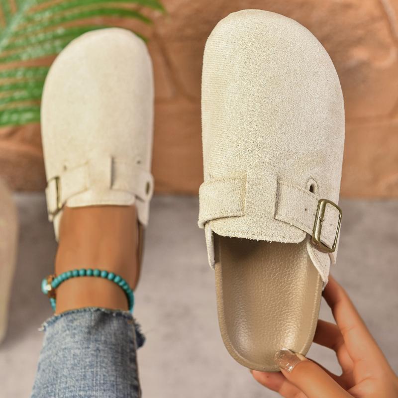Mode Damen Hausschuhe Pantoletten Kork Clogs Hausschuhe Mode Weiche Strand Slides Damen mit Fußgewölbeunterstützung Sandalen Outdoor Muller Schuhe Damen