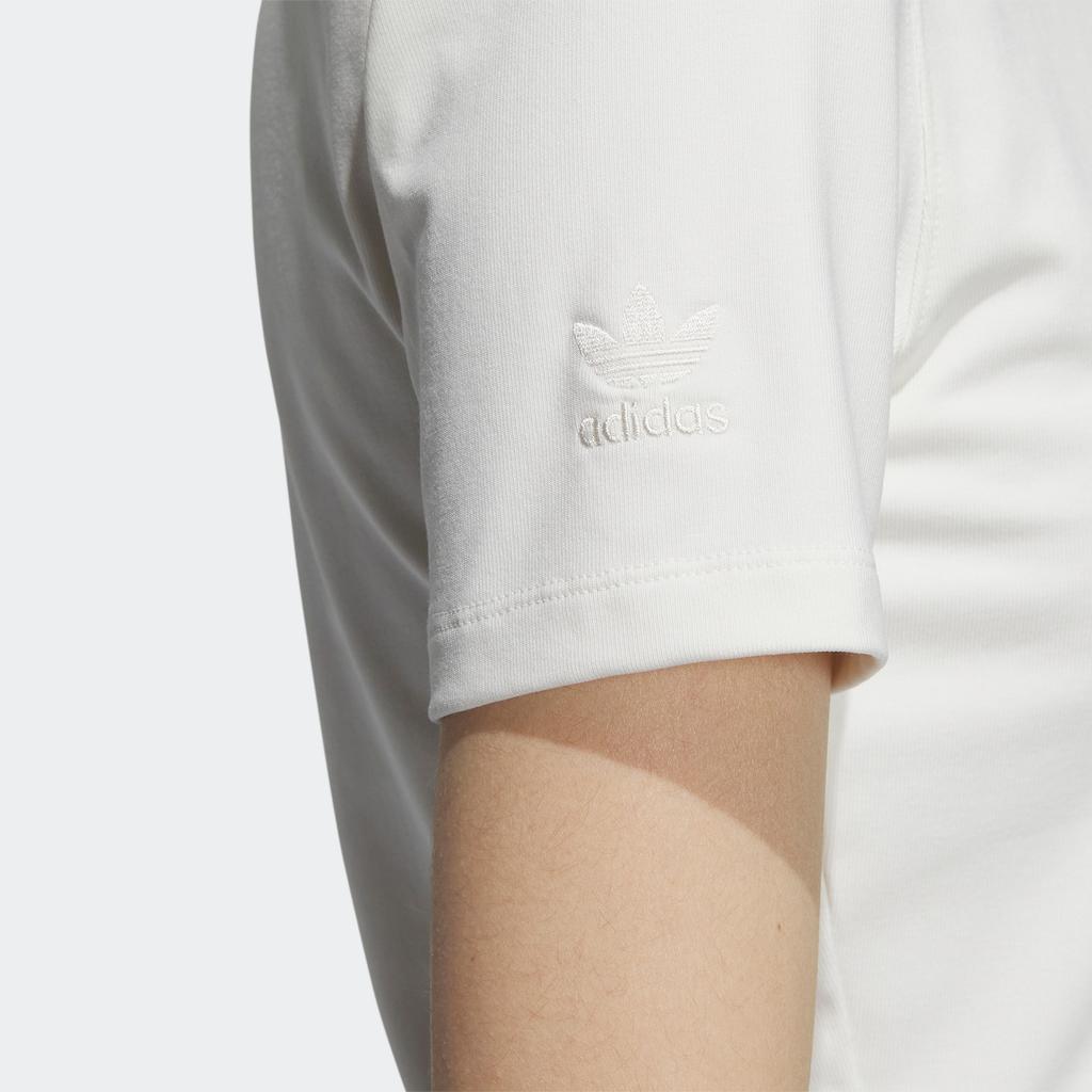 Adidas Originals Trefoil X Monkey Kingdom Crop Tee With Cartoon Logo Women Tops Pink White IP1774