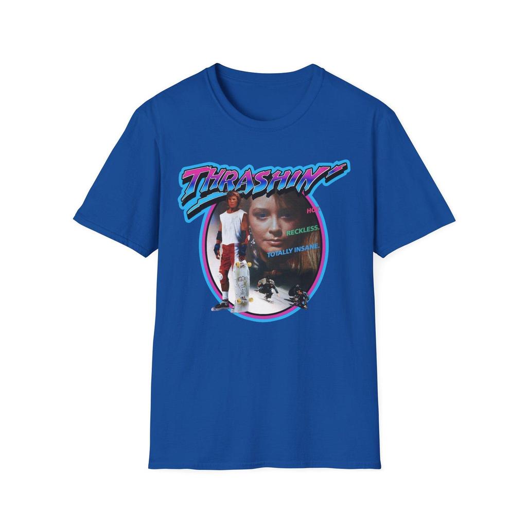 Thrashin' Shirt - Unisex Softstyle T Shirt Josh Brolin 80s Skateboard Thrashing Thrashin Movie Inspired T Shirt