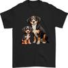 Entlebucher Met Puppy Hond Unisex T-shirt 100% Katoen