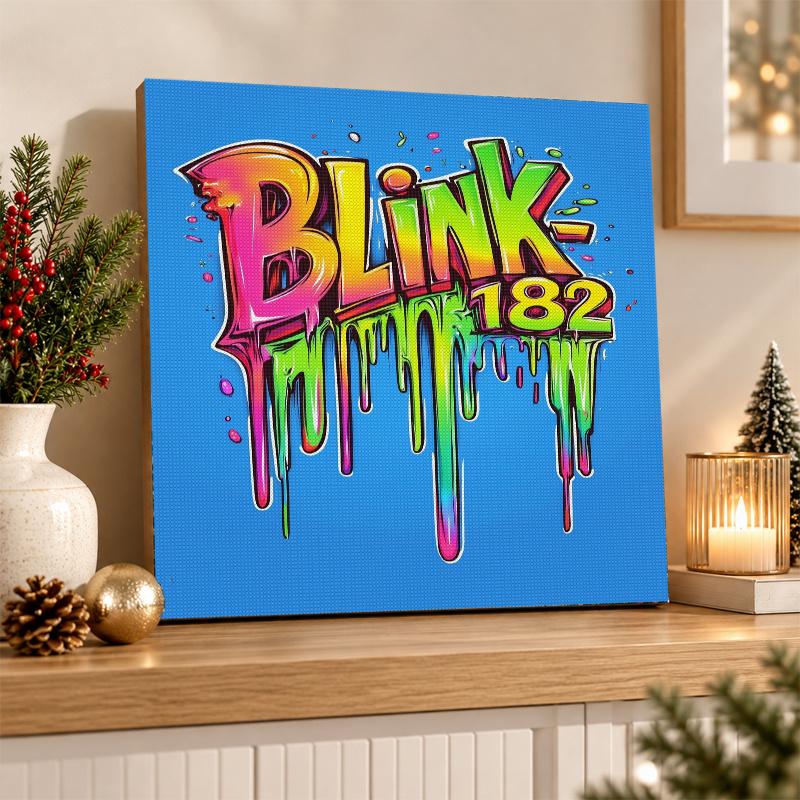 Blink-182 Diamond Painting Kit 5D Full Drill DIY Diamond Mosaic Wall Art Home Decor