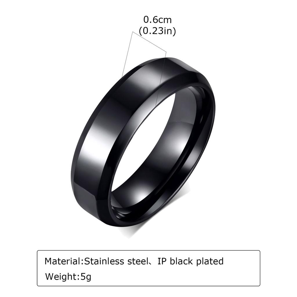 6mm 8mm Stainless Steel Rings Gold Color Brushed Surface Wedding Ring for Men Women Couple Engagement Finger Jewelry Gifts