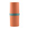 Travel Toothbrush Cup Storage Holder with 3 Slots Dustproof Compact Portable Bathroom Toothbrush Toothpaste Storage Rack