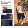 Mens Shorts Casual Cargo Shorts for Men with Elastic Waist Drawstring Multi Pocket Lightweight Mens Athletic Shorts Gym Shorts Men