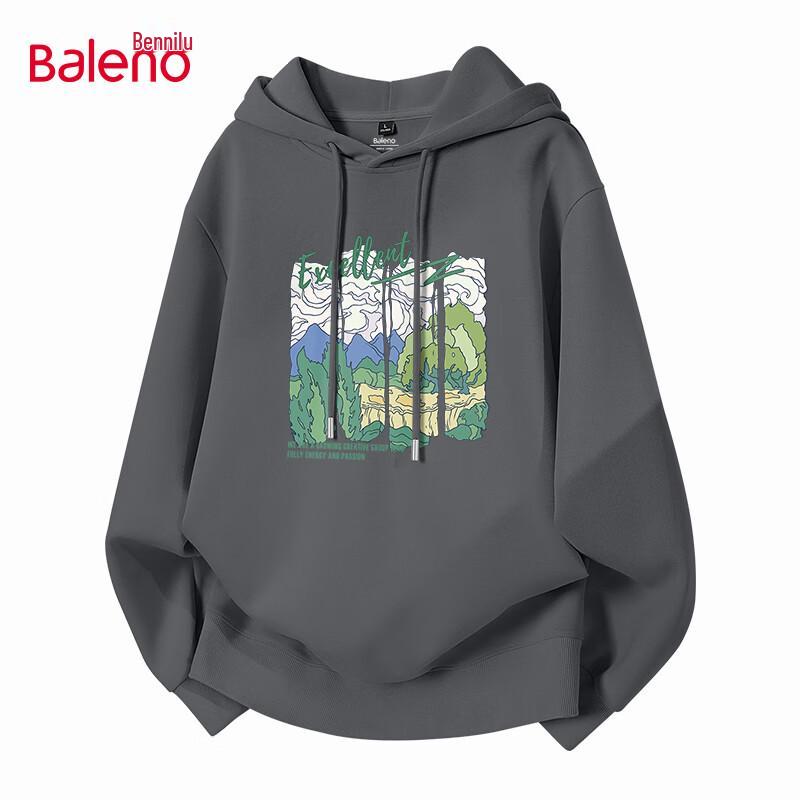 Baleno Men's Heavyweight Graphic Hoodie