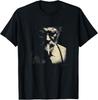 Cigarette Smoking Bearded Old Man Portrait T-Shirt