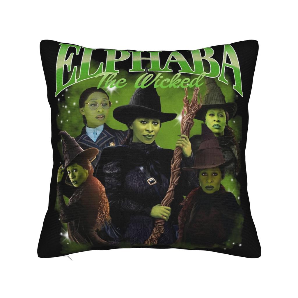 Wicked 2 Musical Movie Glinda Poster Pillowcase Soft Polyester Cushion Cover Decorative  Pillow Case Cover Home Square 40X40cm