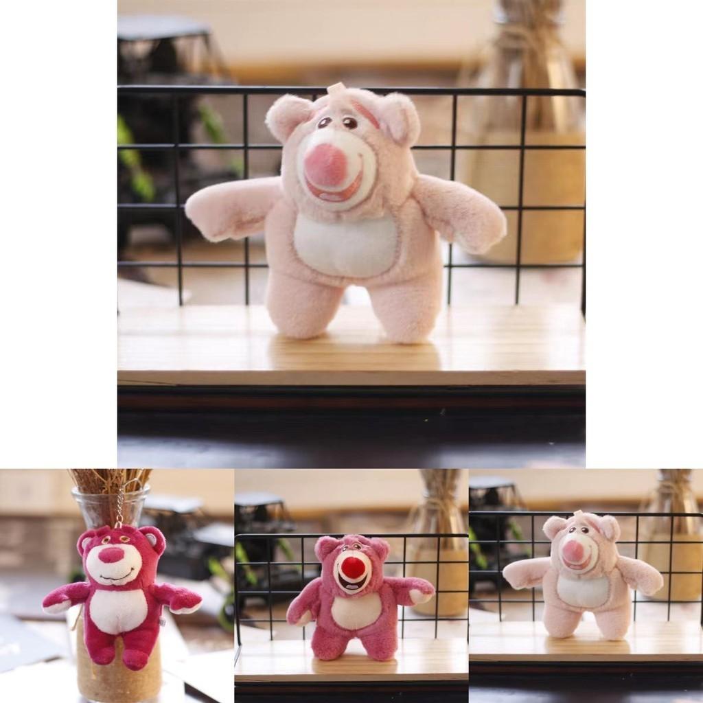 Cute Lotso Strawberry Bear Plush Pendant For Toy Story Fans