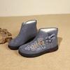 Fashion Women's Snow Boots Winter Fashionable and Comfortable Flat Boots Casual Thick Sole Embroidered Women's Shoes Botas De Mujer