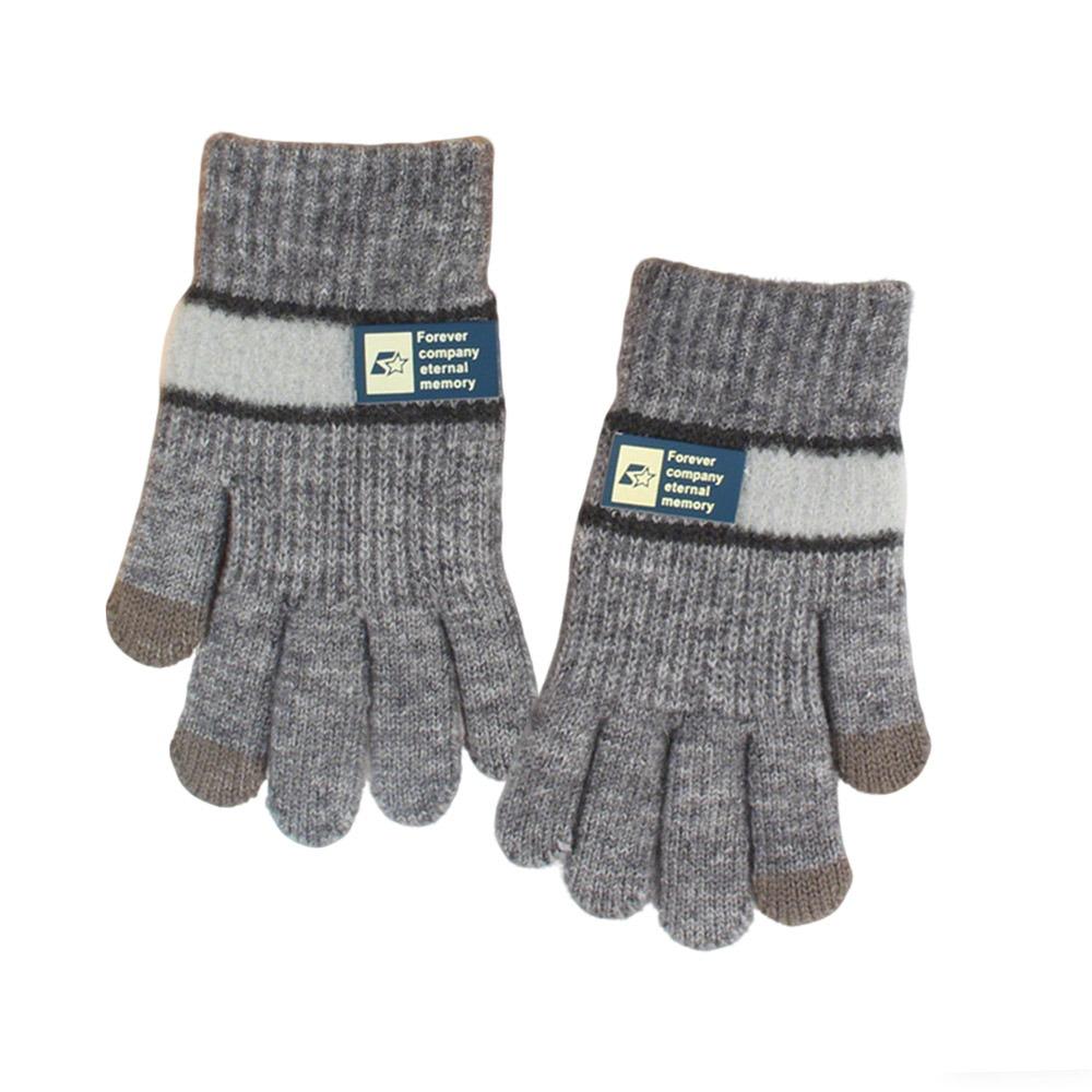 7-11Years Old Touchscreen Kids Winter Gloves Warm Baby Gloves Cute Knitted Gloves  Toddler