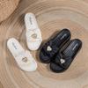 Summer New Fashion One Word Slippers Women's Fashion Versatile Flat Bottom Women's Thick Sole Outwear Beach Sandals