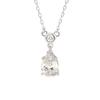 Veelzijdige High-End S925 Sterling Zilver Moissaniet Waterdruppel Hanger Ketting