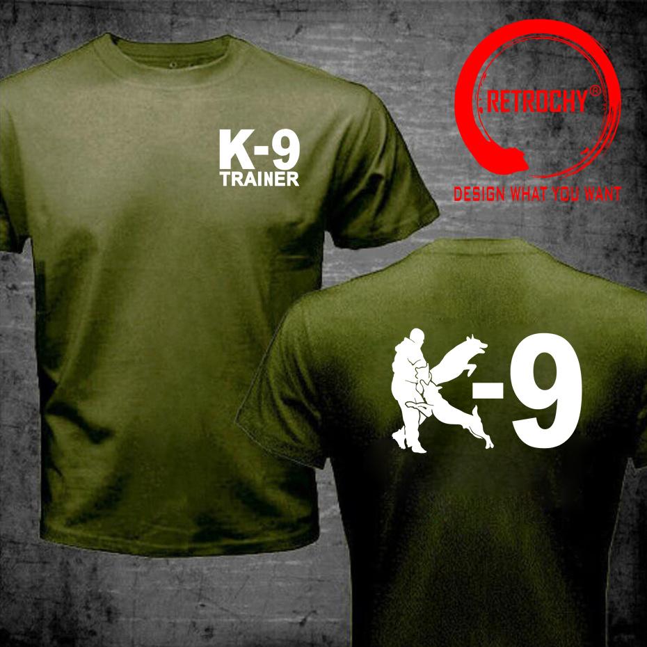 K9 TRAINER K9 Team TShirt Unisex K9 Unit Tops Tshirt Clothing 100 Cotton Short Sleeve K9 Attack Training T Shirt Unisex Clothing