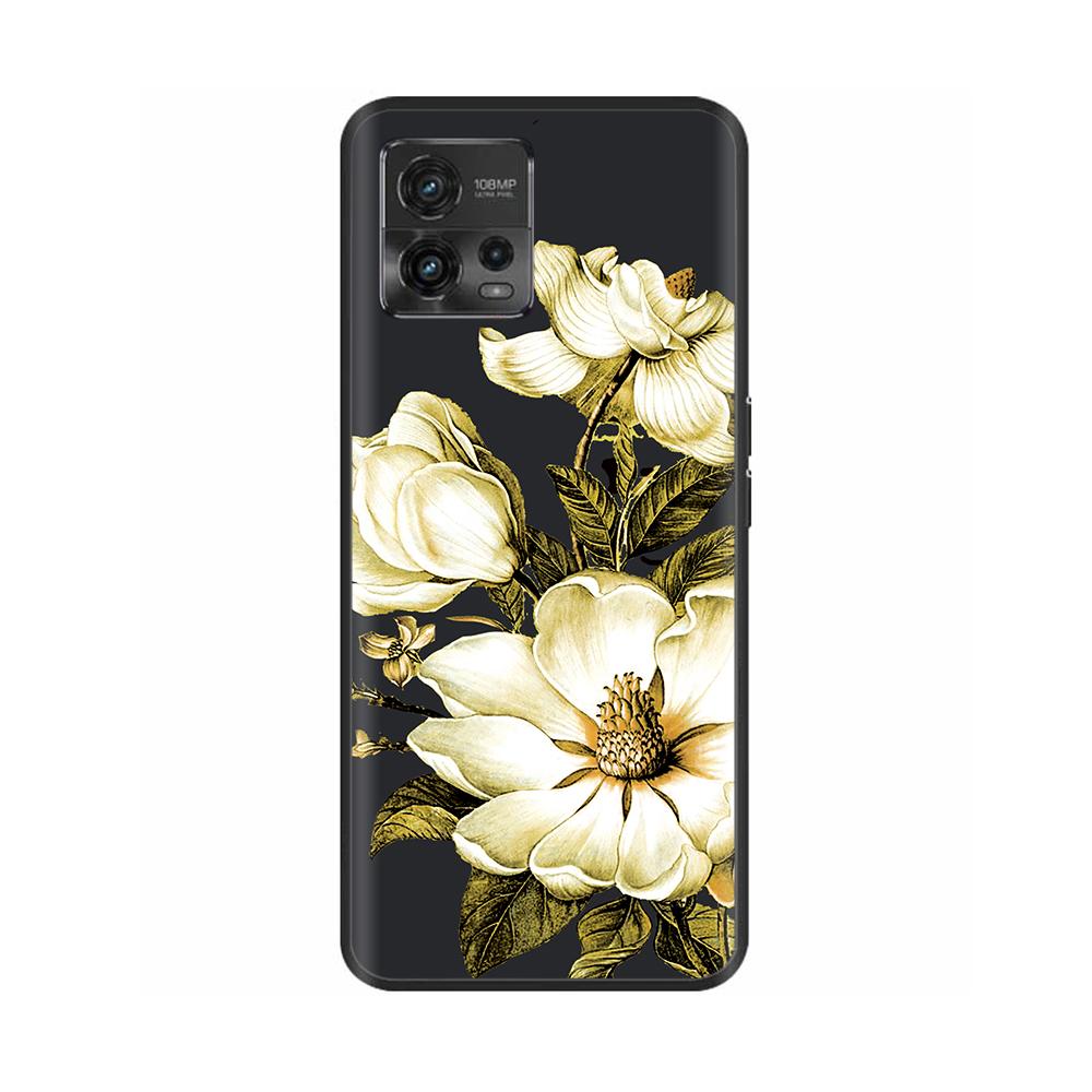 For Motorola Moto G72 Case G 72 Soft Black Painted Silicone Bumper Back Cover For Motorola Moto G72 Case 6.55" Coque Fundas Capa
