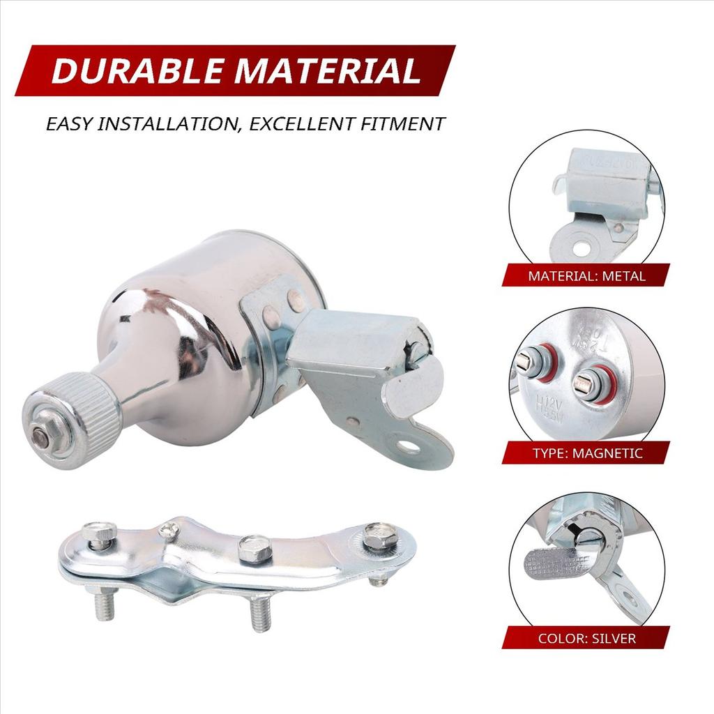 New Bicycle Light Generator 12V 6W Dynamo Motorized Friction Head Rear Light Kit