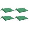 Pallet Cushions 4 Pcs Green 50 X 50 X 7 Cm Oxford Fabric