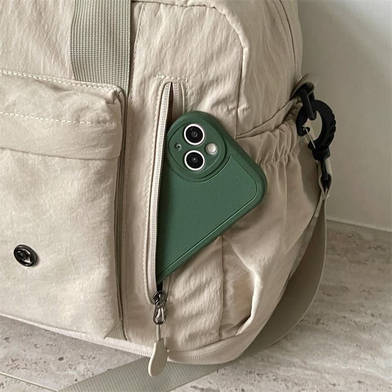 Large Capacity Nylon Duffel Bag for Women Men Lightweight Travel Tote Crossbody Shoulder