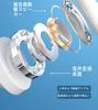 Bluetooth Wireless Bluetooth Noise Wired Wireless HIFI Up to 80 Hours Sound Leakage Adjustable Volume Suitable for Commuting and Audio Cable Included