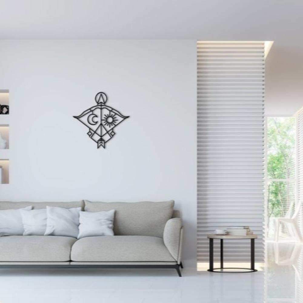 Sagittarius Metal Wall Art Zodiac Sign Home Decor