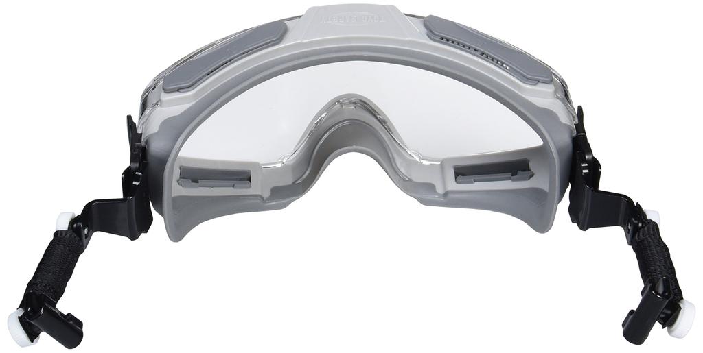 TOYO SAFETY Hyper Staubdichte Brille mit Öffnungs- und Schließ-Federband Helm 1391 Schutzbrille, Belüftung, Halterung, Nr.