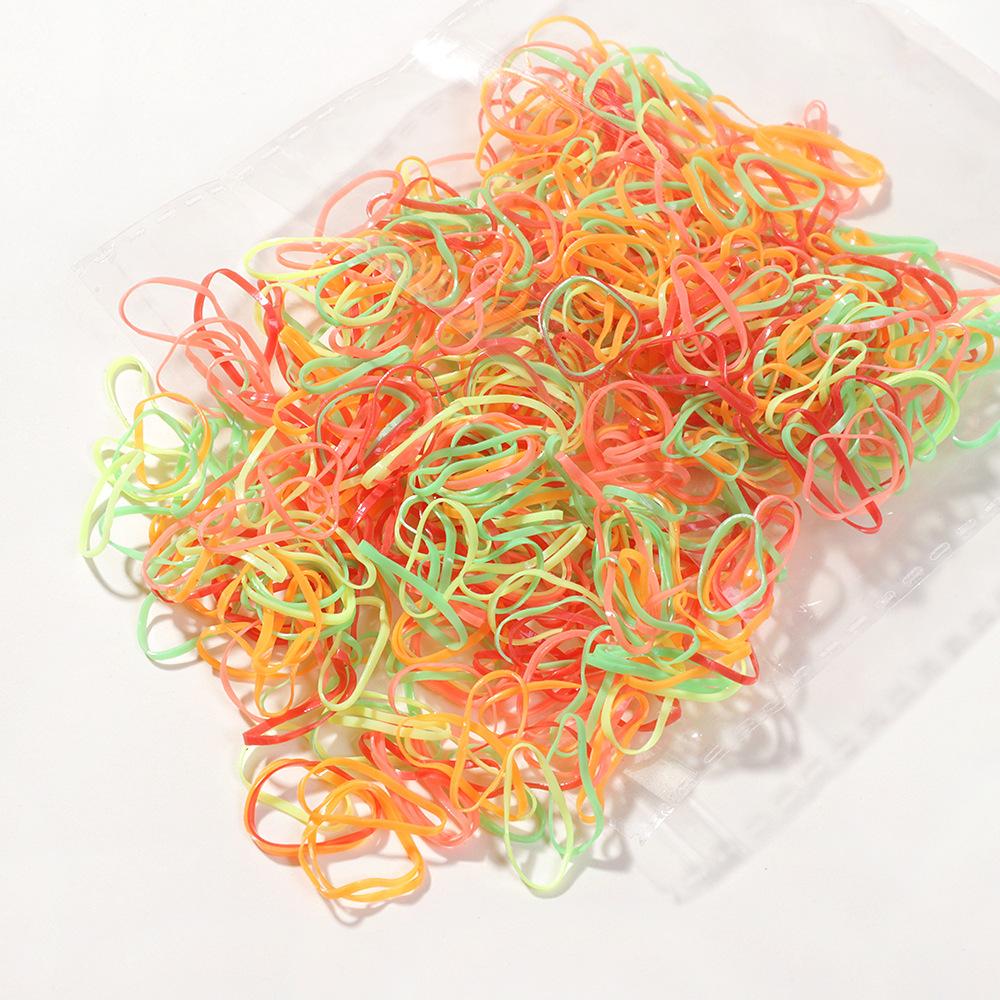 Women'S Hair Tie Disposable Rubber Band Color High Elastic Hair Band Set Does Not Hurt Hair Headrope Hair Accessories 2552