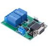 2 Channel Serial Port Relay Module RS232 UART Protocol DB9 Interface Remote Control Switch Board TB3