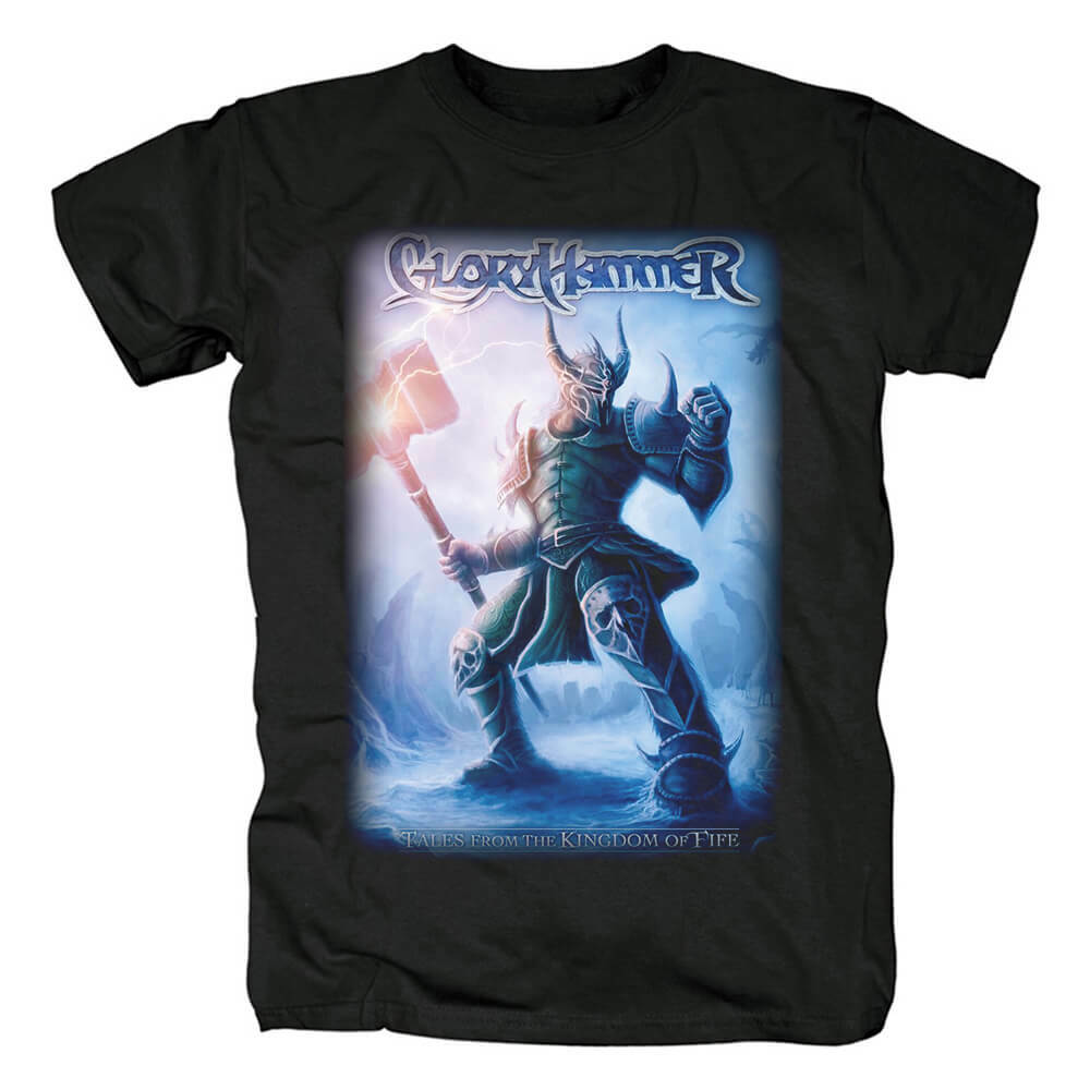 Gloryhammer Tales from the Kingdom of Fife Album Black T-Shirt XL