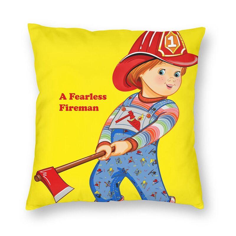 Soft Good Guys Childs Play Chucky Throw Pillow Cover Home Decor Custom Square Fireman Cushion Cover 45x45cm Pillowcover 30x30cm 12x12in