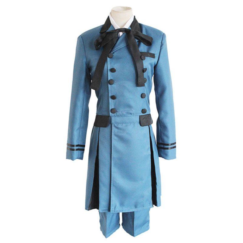 Black Butler Ciel Phantomhive Cosplay Costume Full Set Halloween Carnival Unisex