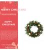 1pcs 30cm Christmas Wreath for Front Door, Artificial Christmas Wreath with Pine Cone and Berries,Natural Cypress Christmas Wreath