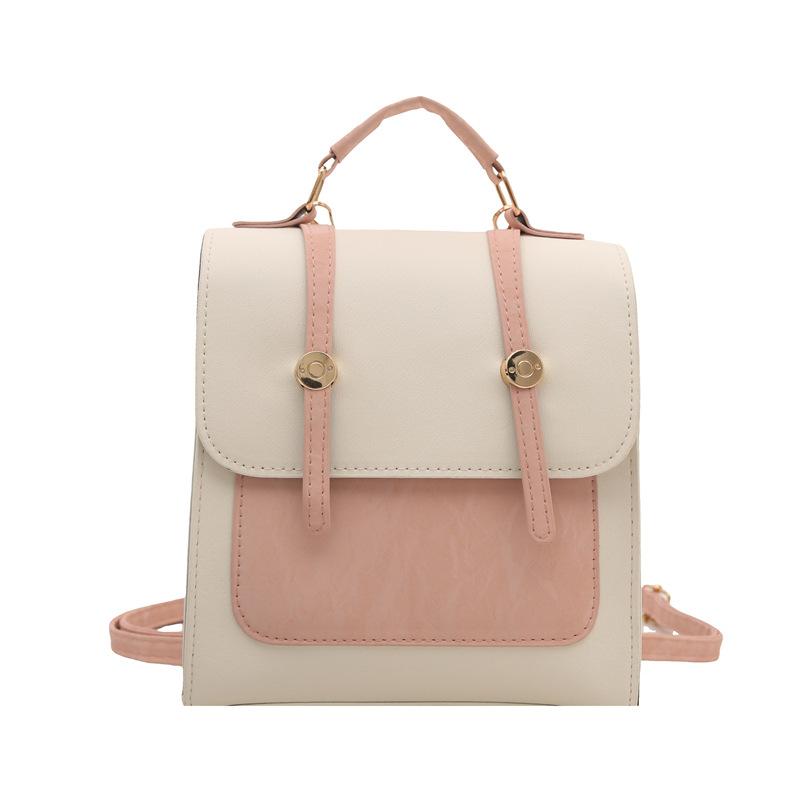 Textured Casual Backpack for Women In Summer New Fashionable and Fashionable Shoulder Bag Simple Commuter Cross Bag Women