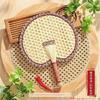 Traditional Leaf Palm Leaf Edging Cattail Leaf Fan Handheld Fan Retro Nostalgic Old Objects Natural Fan Surface Asymmetry