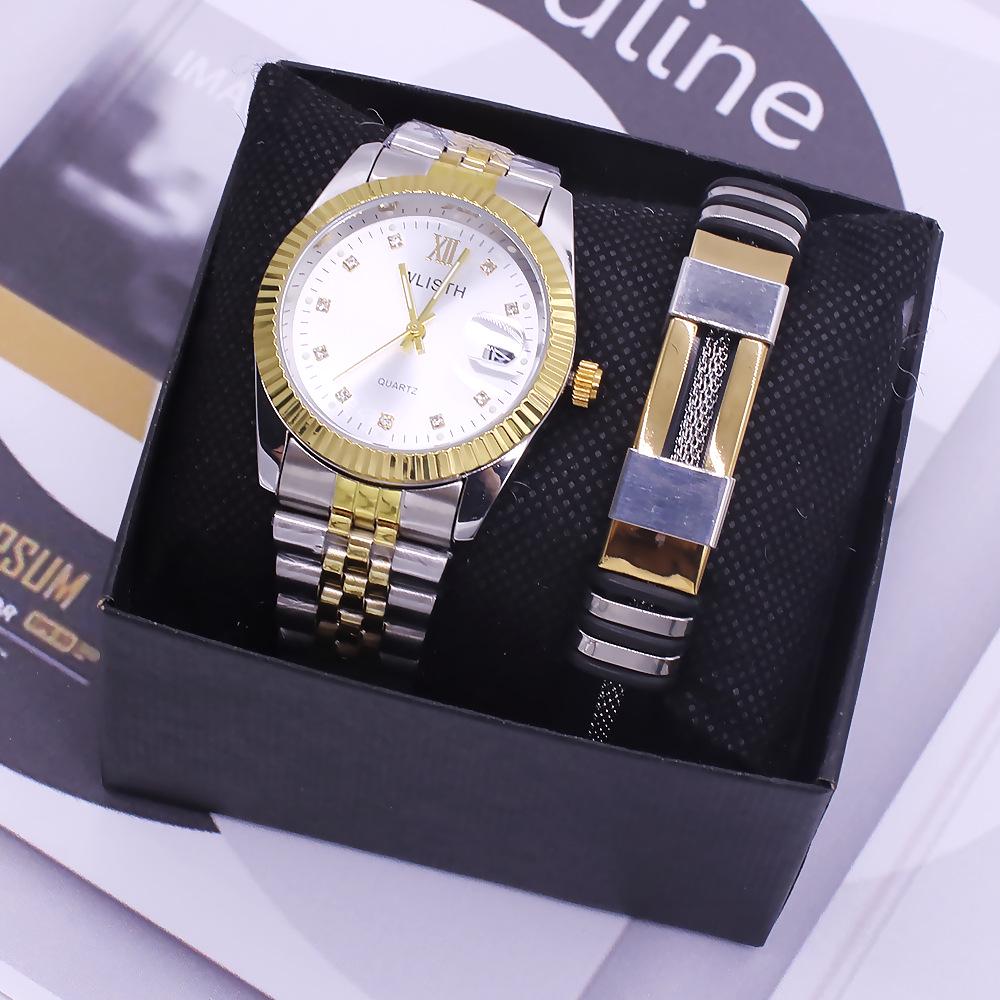 Couple's Waterproof Quartz Wristwatch Set for Men and Women