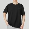 Adidas Originals Trefoil Letter Logo Print Loose Round Neck Short Sleeve T-Shirt Men Tops Black HS3054