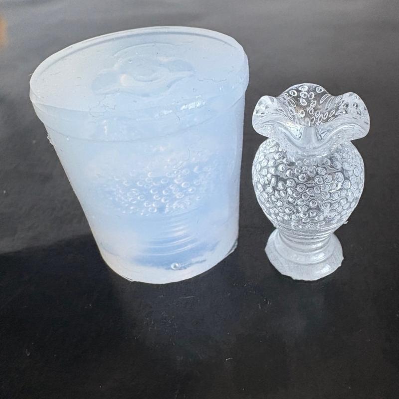 Silikon-Bastelform Perfekt zur Herstellung von Miniaturvasen Geeignet für Bastelprojekte Puppenhäuser Ornamente und Schmuck