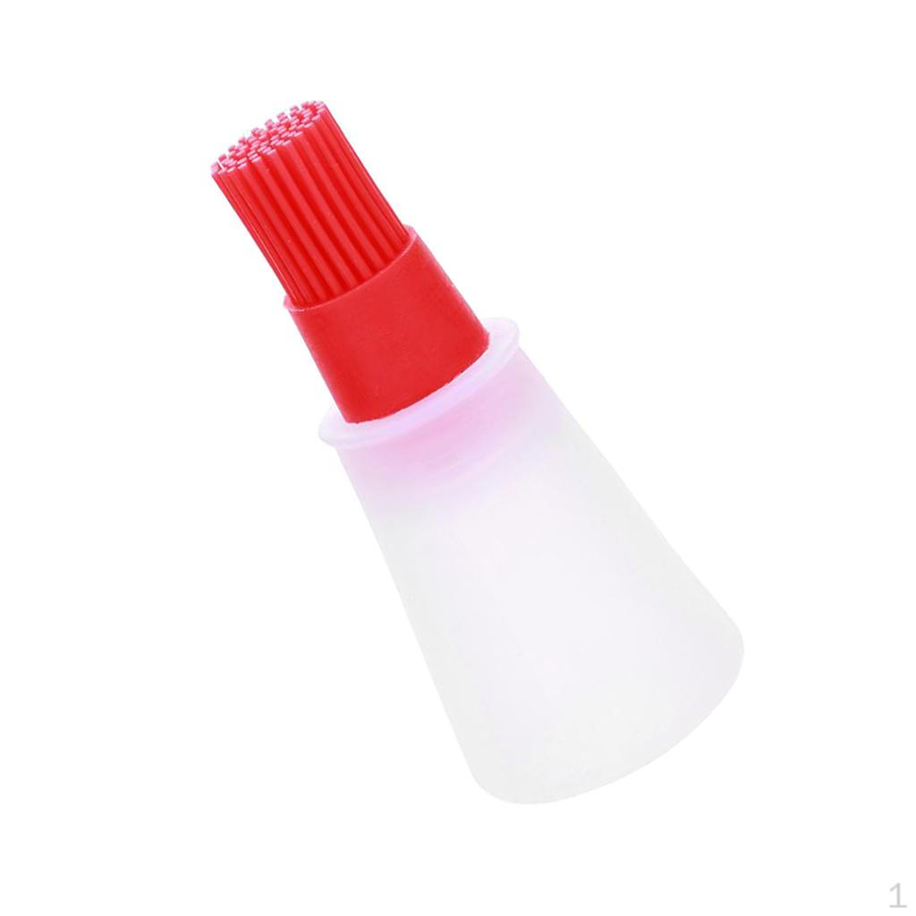 Heat Resistance Silicone Oil Bottle Brush for Grill Baking BBQ Marinate Food fits Pan