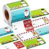 Festival Stickers Xmas Labels Merry Happy Thank You Gift Craft Box LoveS Ticker