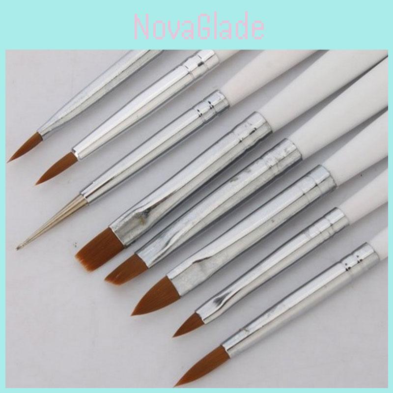 Elegant 8pcs Nail Art Design Set With Premium Quality Brush Pen Tools For Beautiful Detailing
