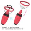 Sucker Breast Enlargement Massager 10 Frequency Vibration Nipple Stimulator Sucking Tongue Licking Sex Toys for Women Adult 18