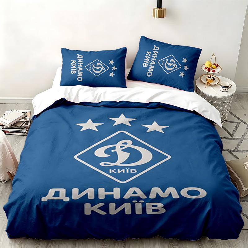 FC Dinamo Minsk 3pc Set Perfect for Bedroom Use Comfortable Bedding Set Includes a Duvet Cover and Two Pillowcases Ideal Birthday or Christmas Gift