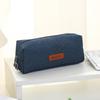 Solid Color Large-Capacity Cotton Pencil Case for Students