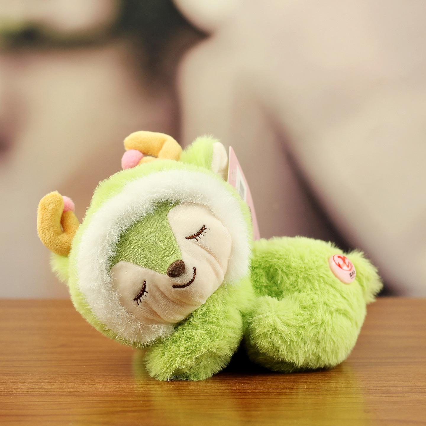 Xiang Dundun Happy Land Trendy Raccoon Plush Doll - Cute Desktop Companion Approximately 15 cm